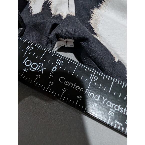 Chico's No Iron Stretch Fairycore Floral Cotton Tunic Top Size 0 US 4 XS Shirt - Picture 9 of 12